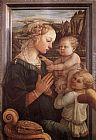 Fra Filippo Lippi Madonna with the Child and two Angels painting